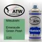 Preview: Mitsubishi, Emeraude Green Pearl, G35: 400ml Sprühdose, von ATW Autoteile West.
